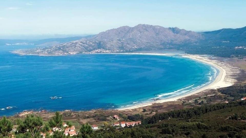 La Casita Alere En Playa Carnota Con Patio Y Barbacoa Villa Ngoại thất bức ảnh
